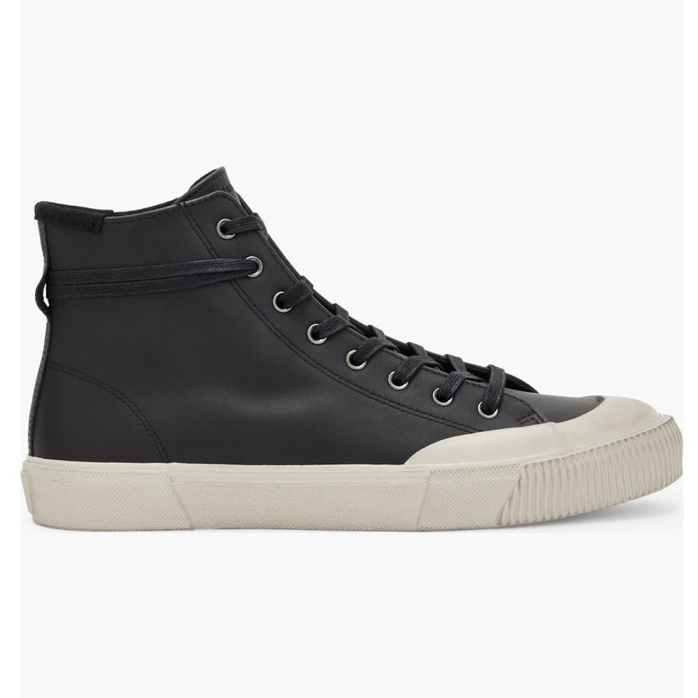 AllSaints Dumont Leather High Top Sneaker US7 - Picture 12 of 12
